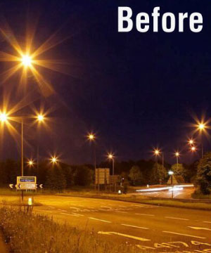 retrofit of traditional street light 